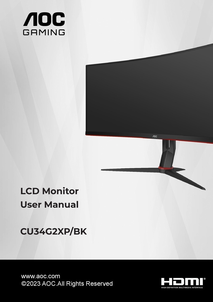 AOC CU34G2XP/BK User manual