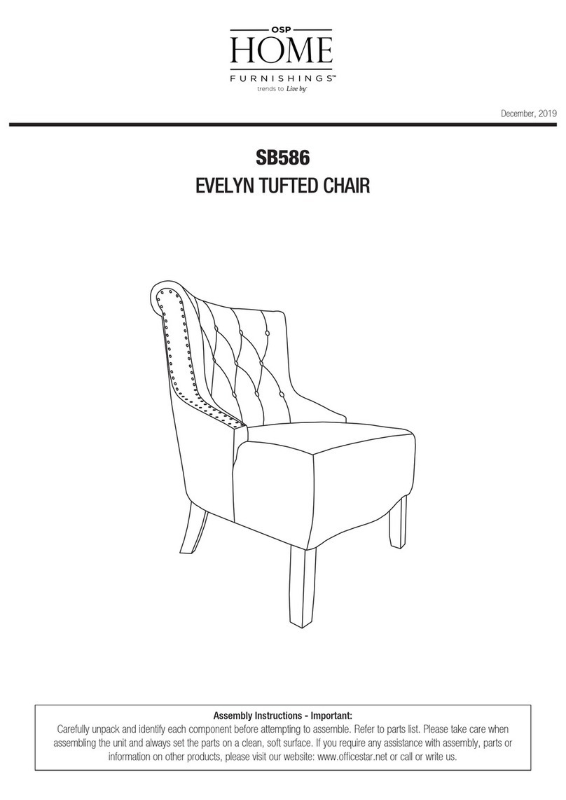 OSP Home Furnishings EVELYN SB586 User manual OSP Home Furnishings EVELYN SB586 User manual