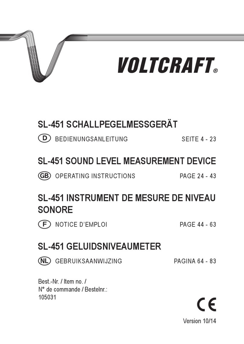 VOLTCRAFT SL-451 User manual