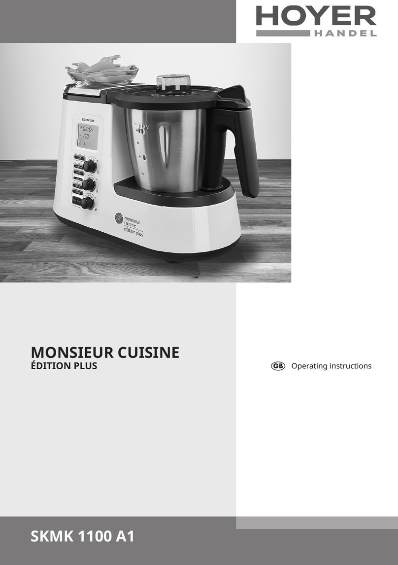 Hoyer Monsieur Cuisine Edition plus operating instructions