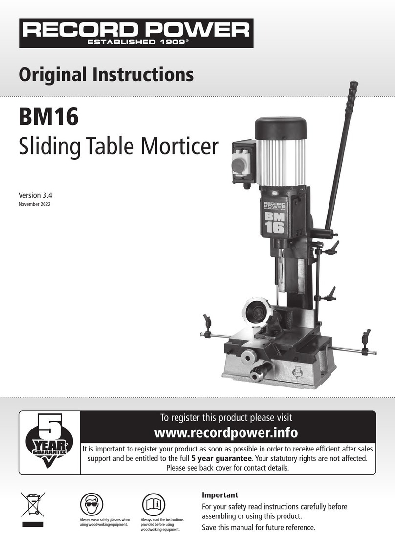 Record Power BM16 Original instructions