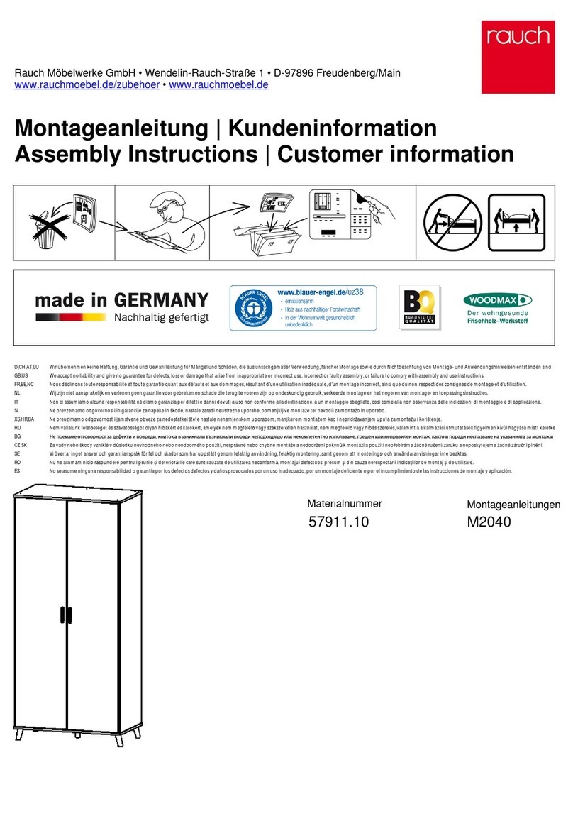 Rauch M2040 Assembly instructions