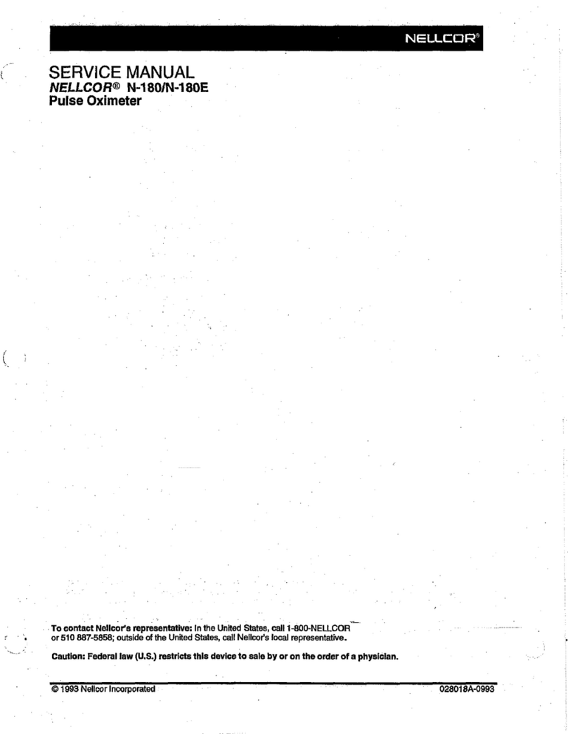 Nellcor N-180 Service manual
