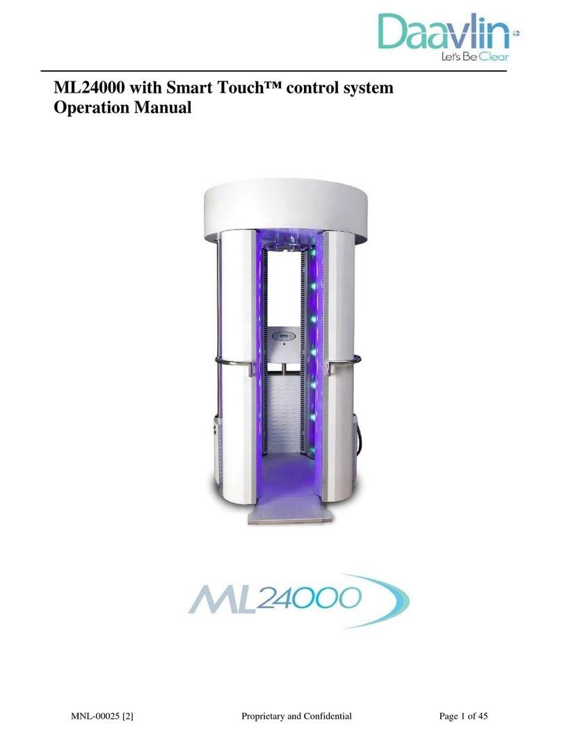 Daavlin ML24000 User manual