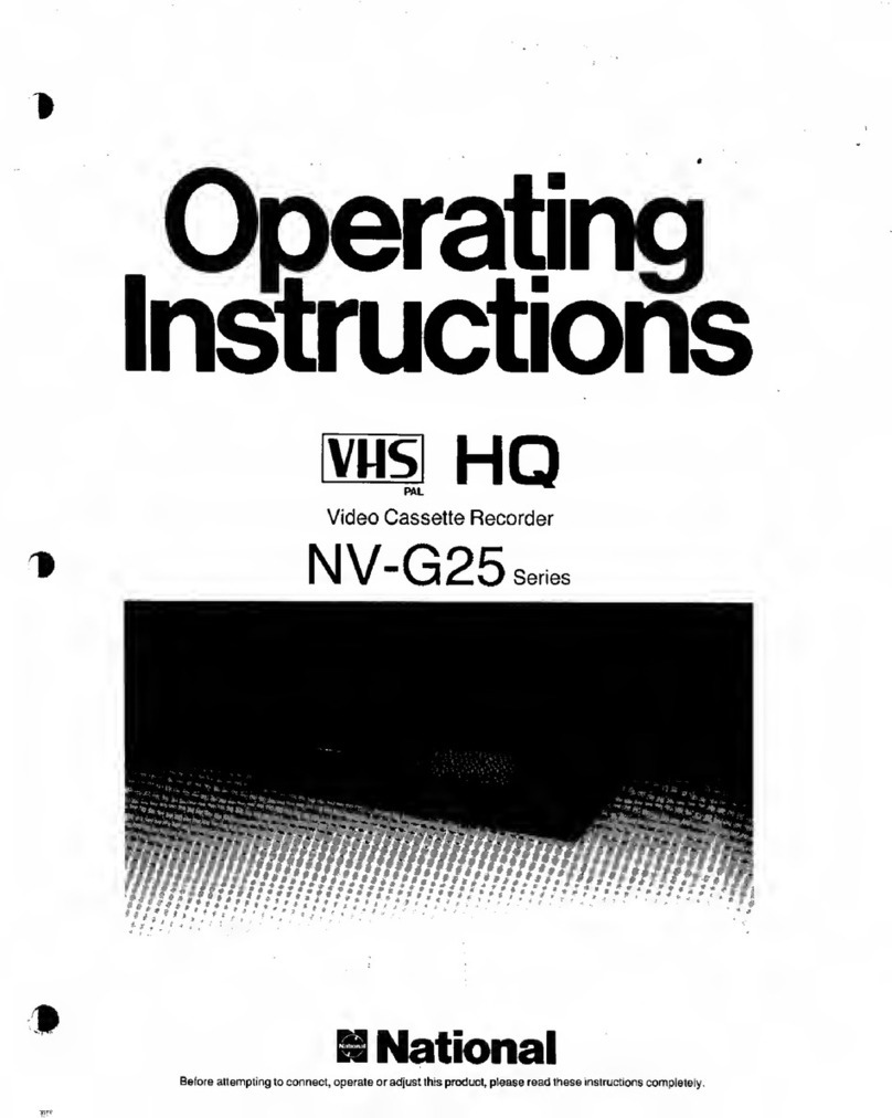 Panasonic NV-G25 Series User manual