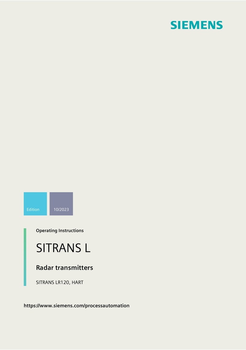 Siemens SITRANS L User manual