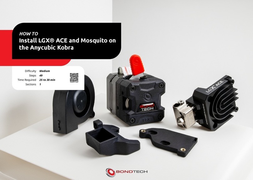 Bondtech LGX ACE and Mosquito Setup guide
