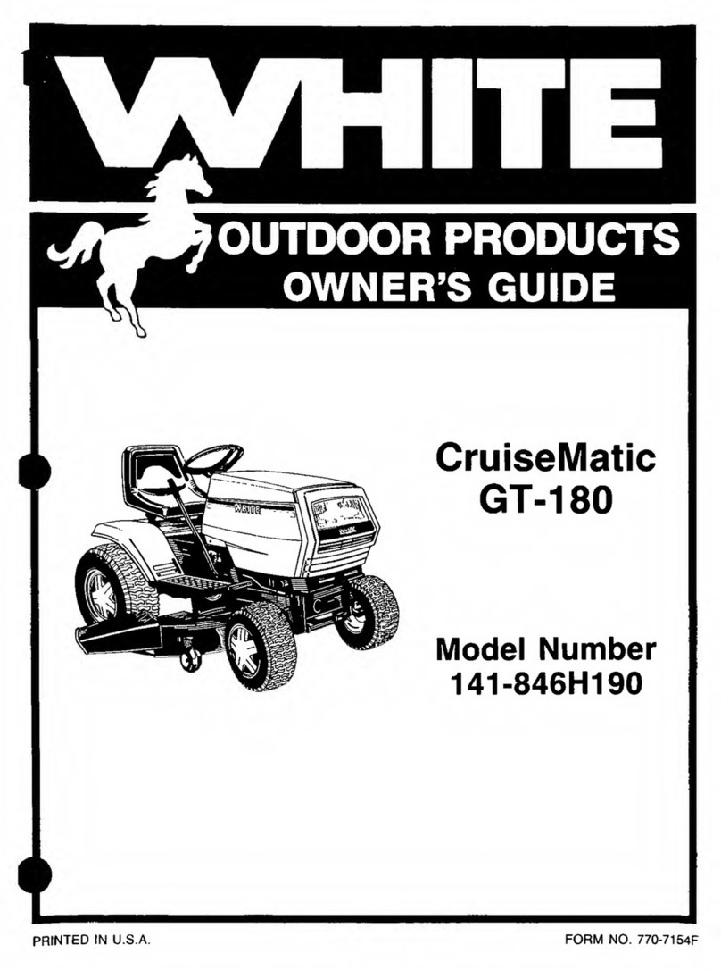 White CruiseMatic GT-180 User manual White CruiseMatic GT-180 User manual