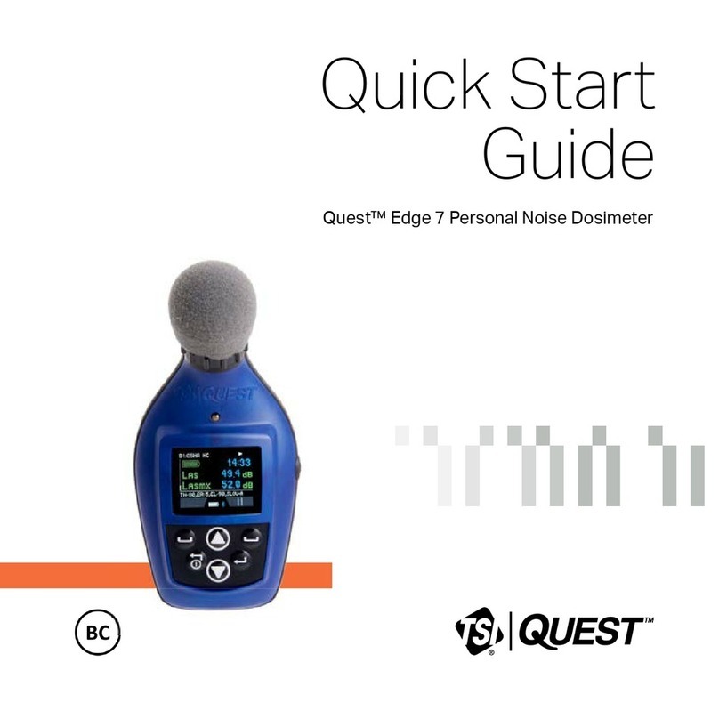 TSI Instruments Quest Edge 7 User manual TSI Instruments Quest Edge 7 User manual