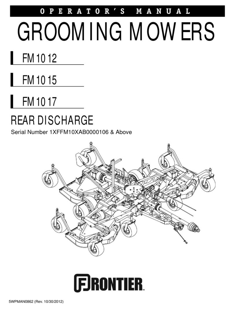 Frontier FM1015 Operator's manual