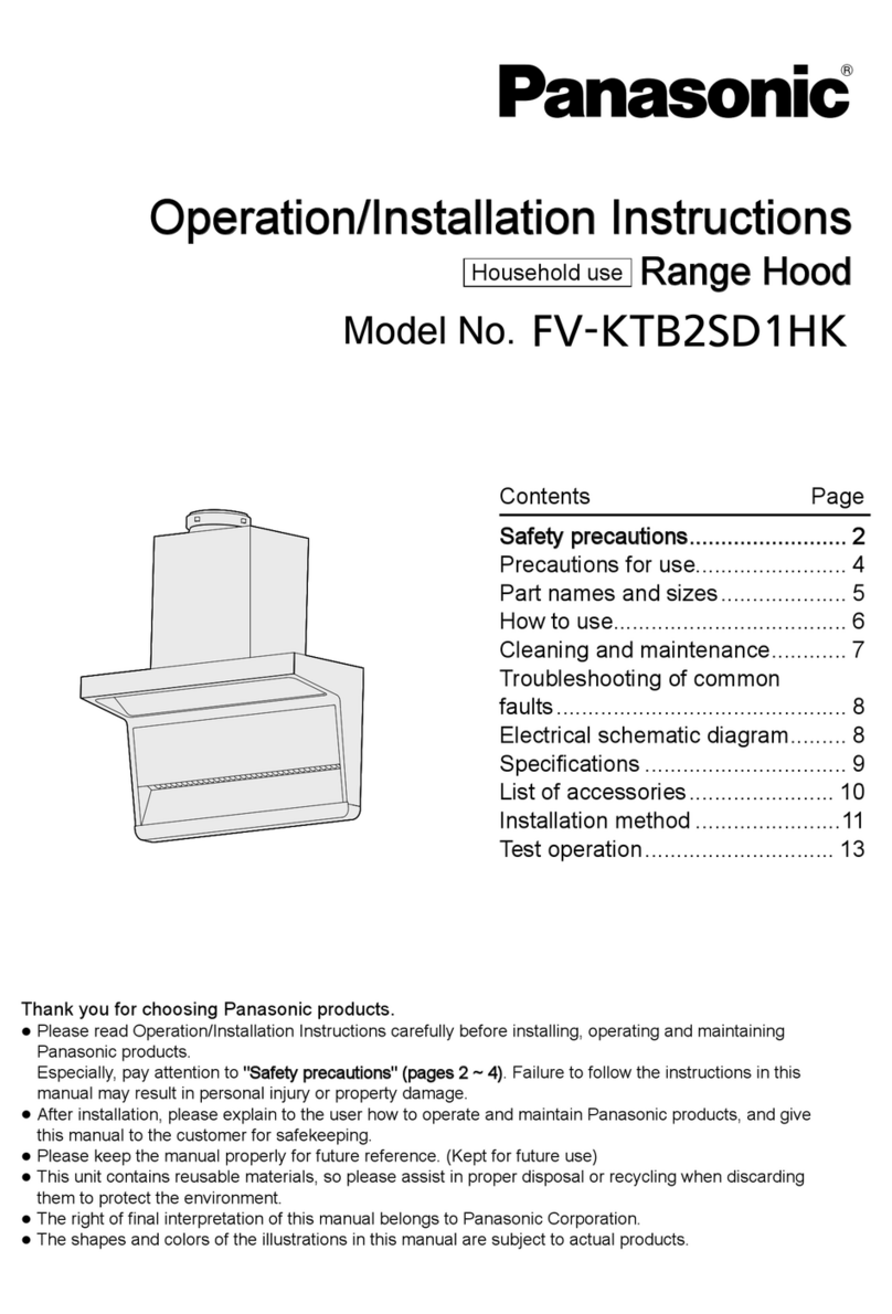 Panasonic FV-KTB2SD1HK User manual