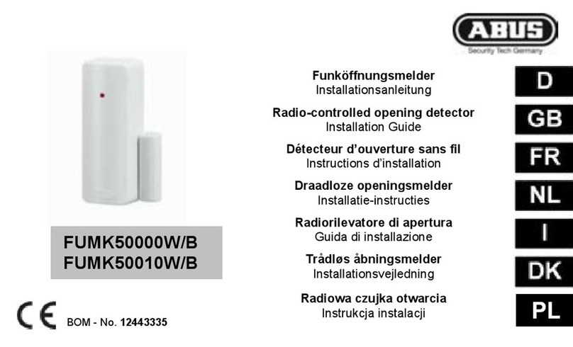 Abus FUMK50000W/B installation guide Abus FUMK50000W/B installation guide