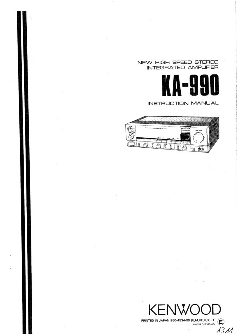 Kenwood KA-990 User manual