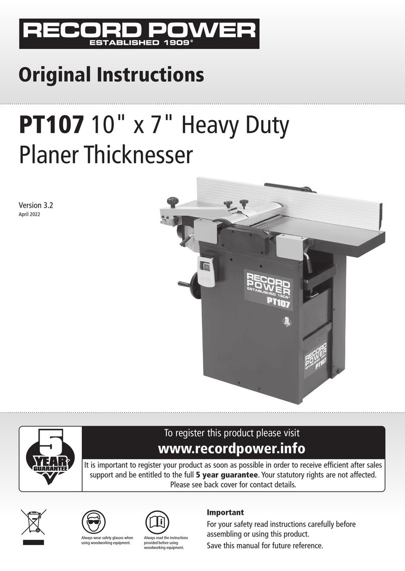 Record Power PT107 User manual