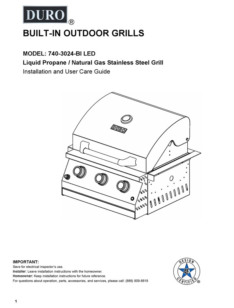 Duro 740-3024-BI Installation and user care guide