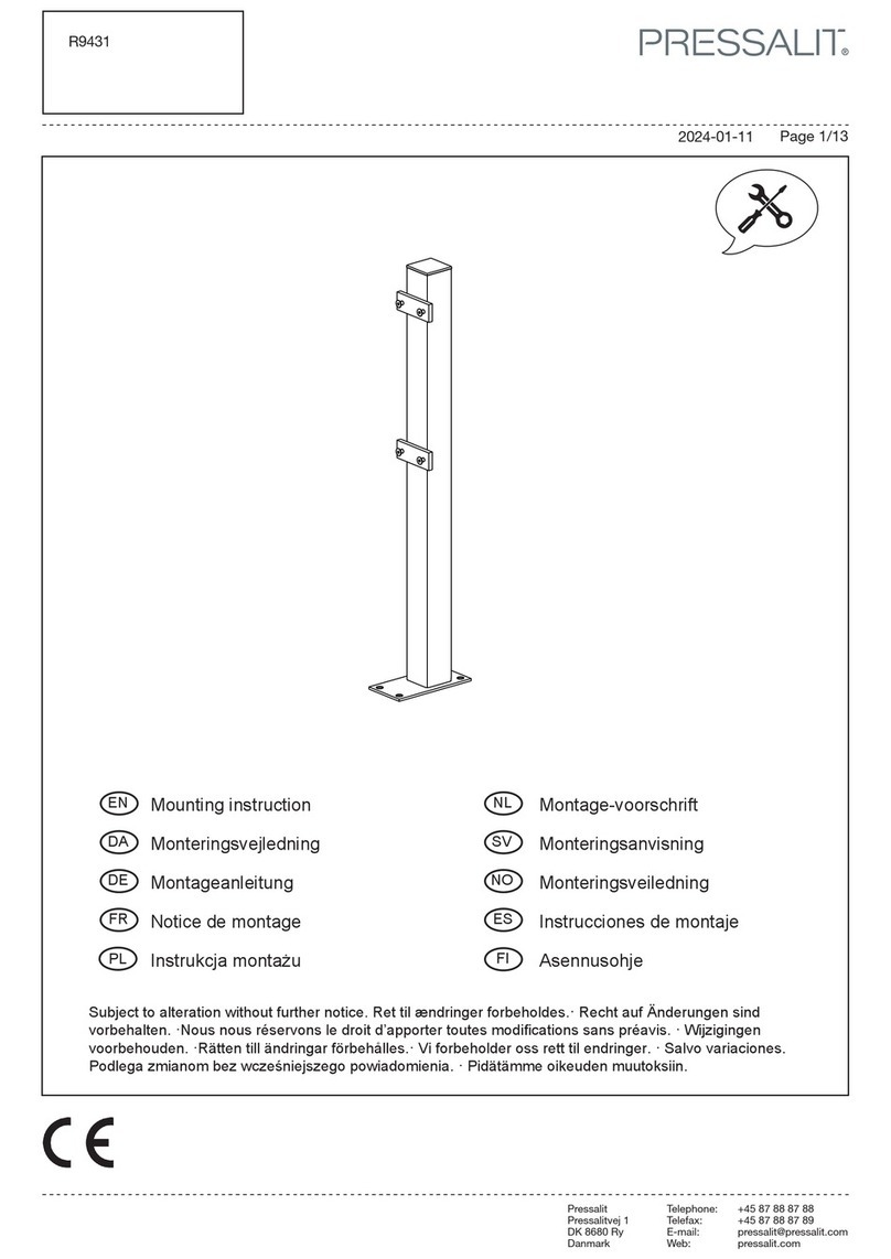 Pressalit R9431 manual