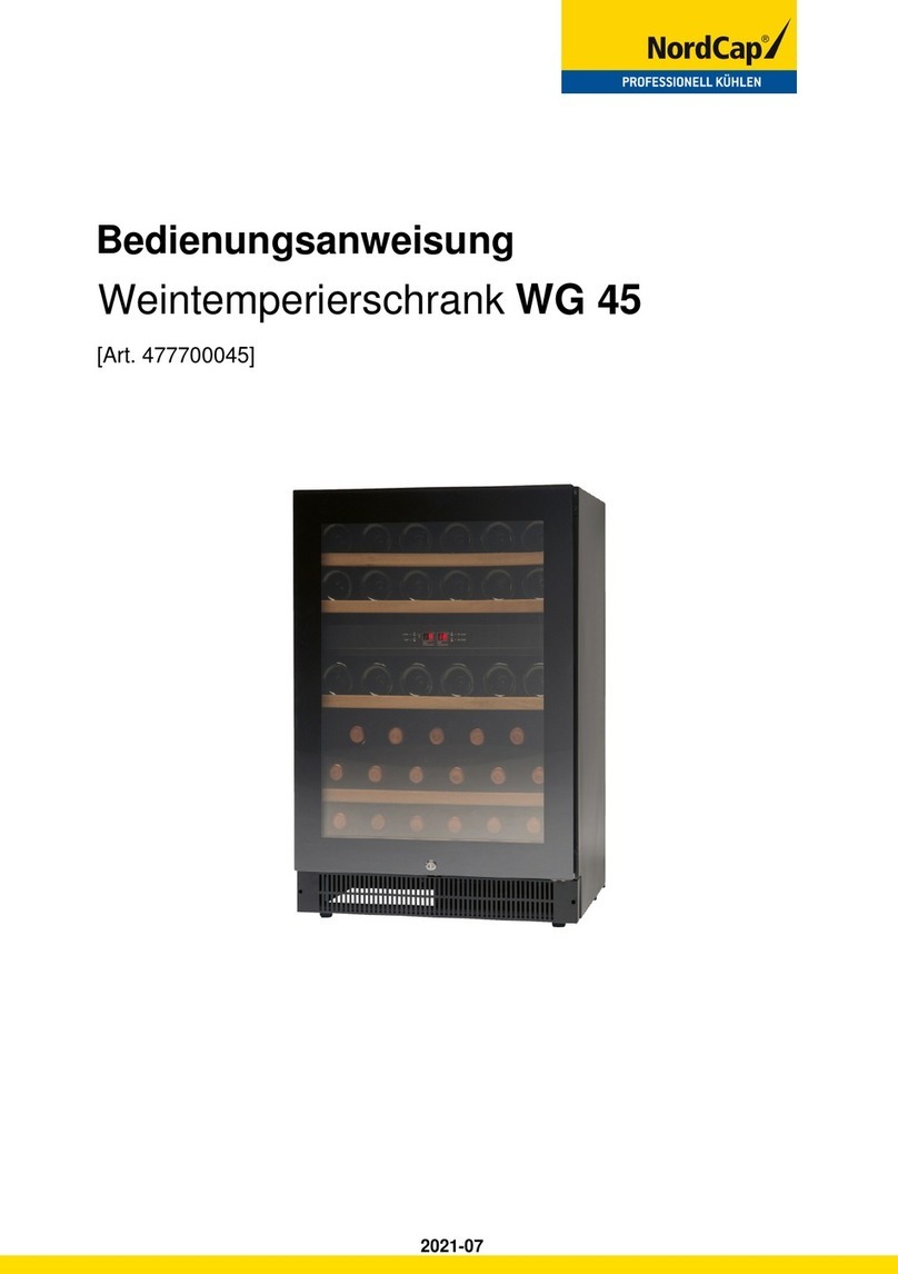 Nordcap WG 45 User manual