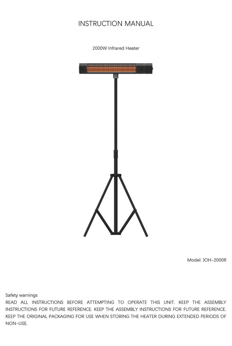 Spartan JOH-2000R instruction manual