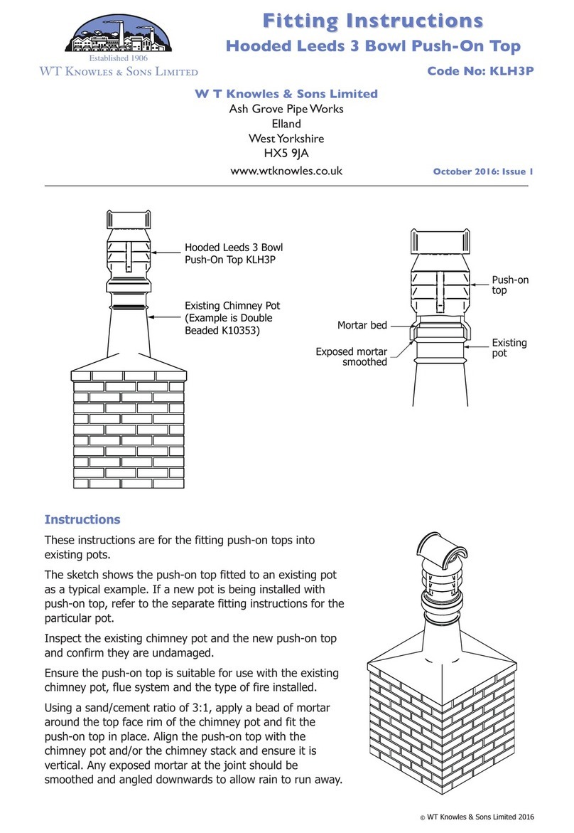 WT Knowles & Sons KLH3P User manual