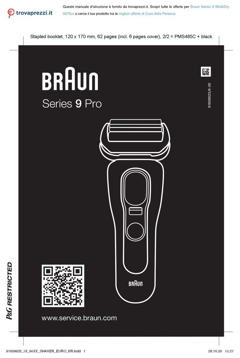 Braun 9475cc User manual