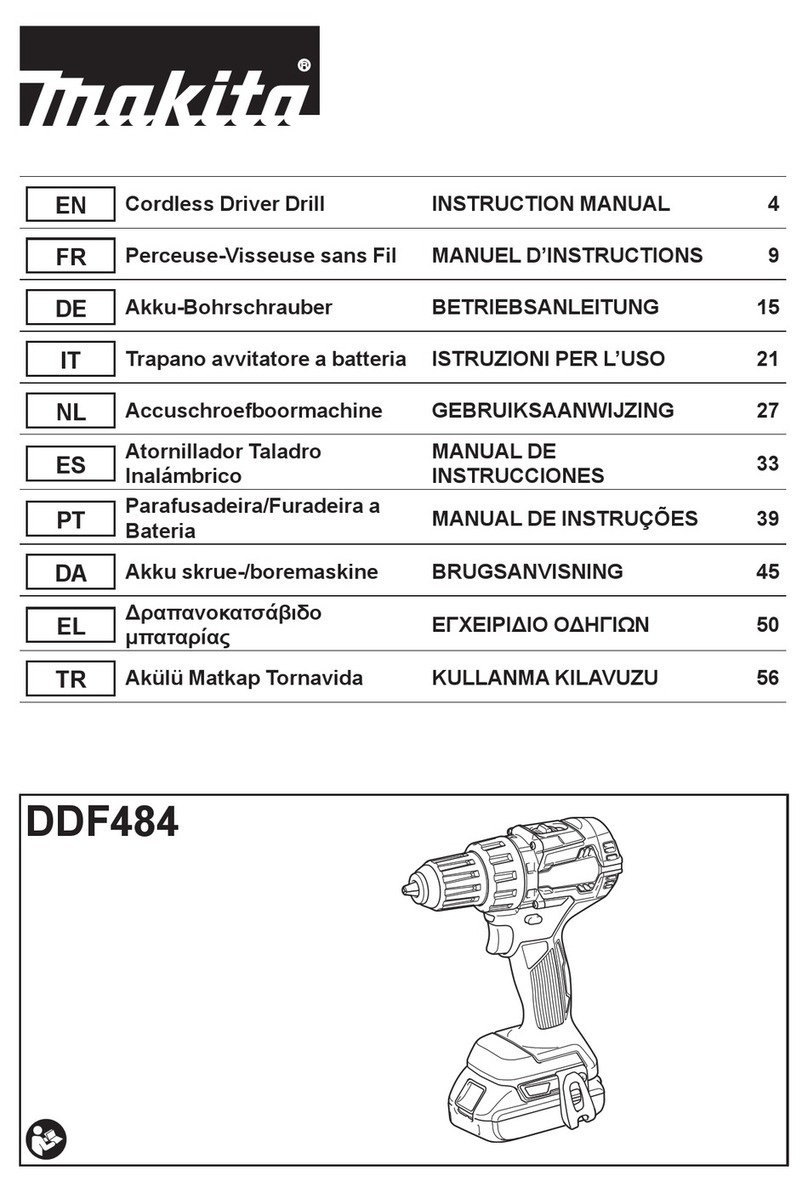 Makita DDF484 instruction manual