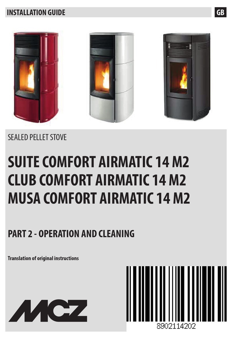 MCZ CLUB COMFORT AIRMATIC 14 M2 Configuration guide