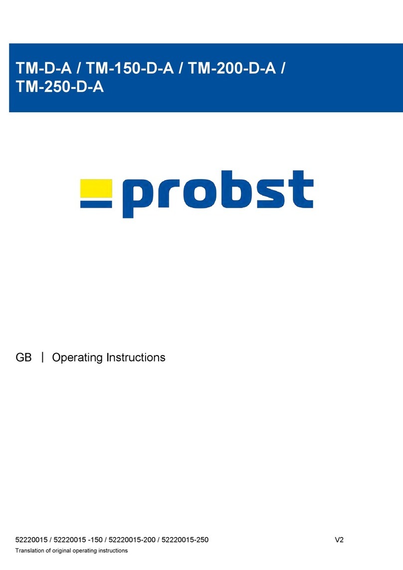 probst TM-D-A User manual