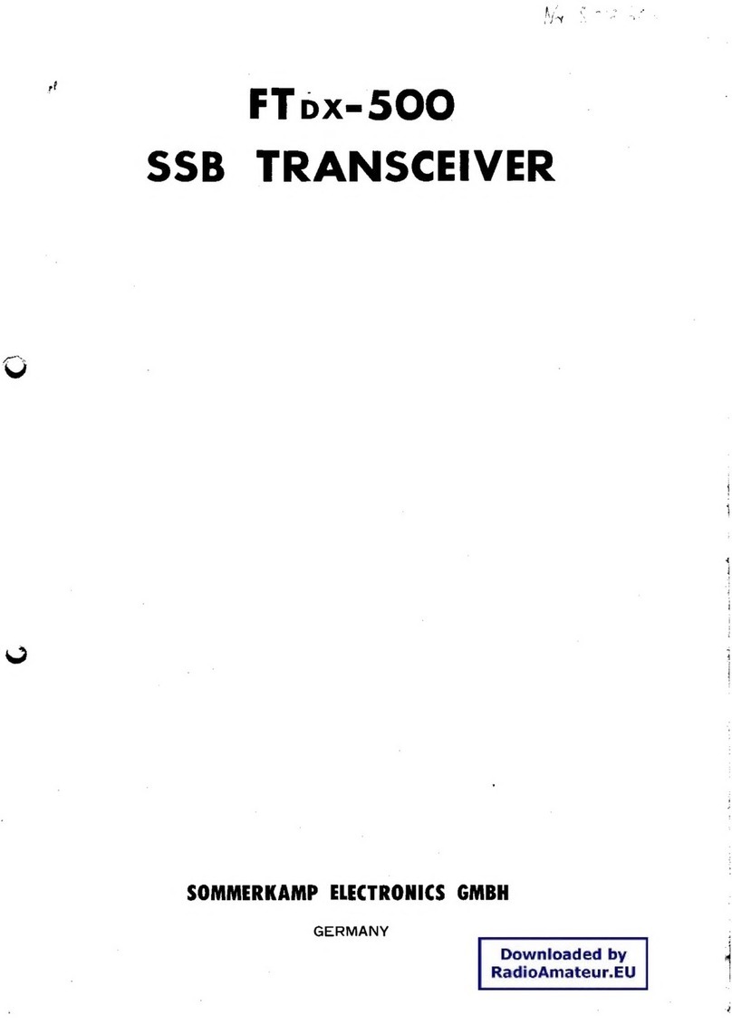 Sommerkamp FT DX-500 User manual