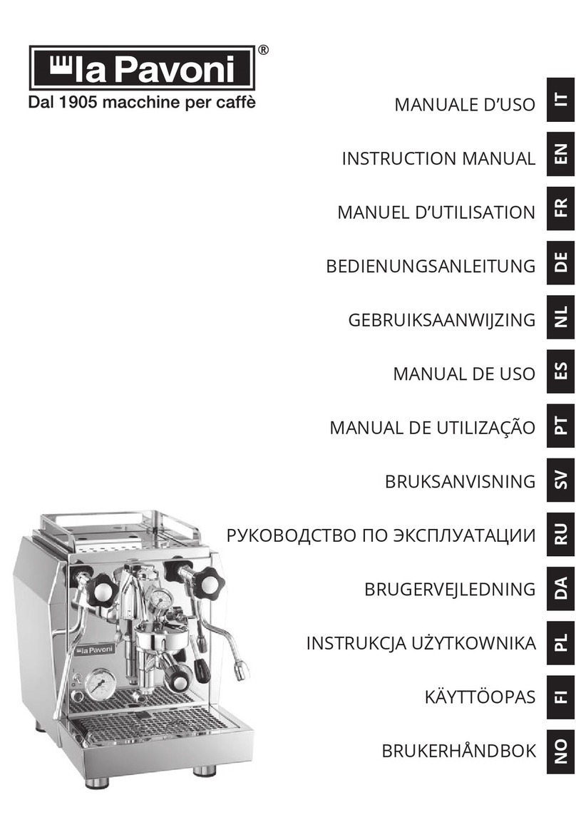La Pavoni LPSGEV02 instruction manual