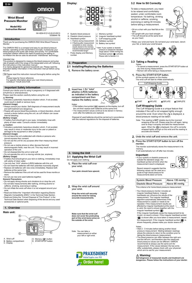 Omron RS2 instruction manual