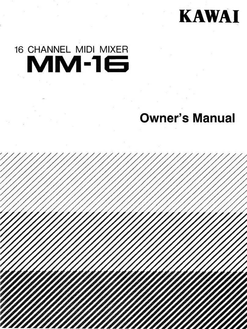 Kawai MM-16 owner's manual