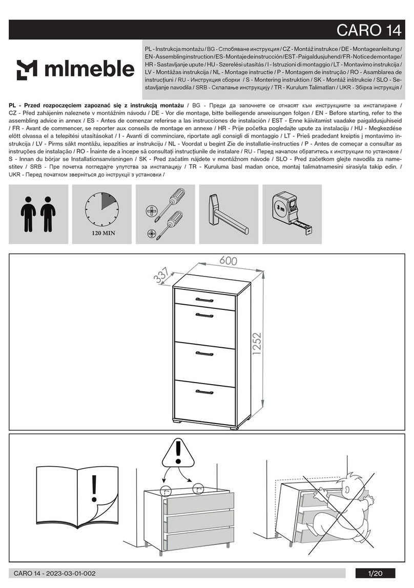 mlmeble CARO 14 User manual