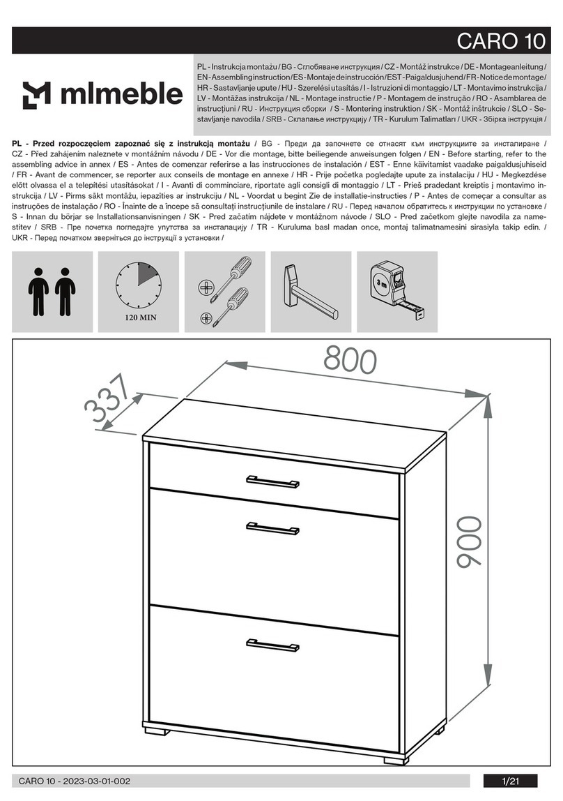 mlmeble CARO 10 Assembling Instruction