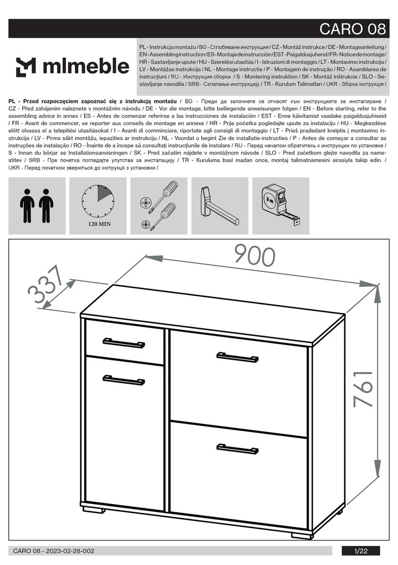 mlmeble CARO 08 Assembling Instruction