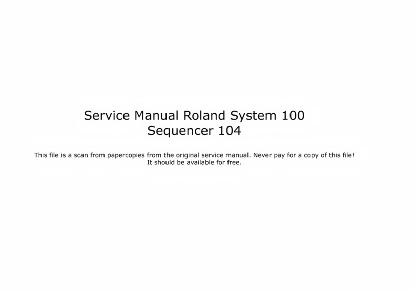 Roland Sonar V-Studio 100 User manual