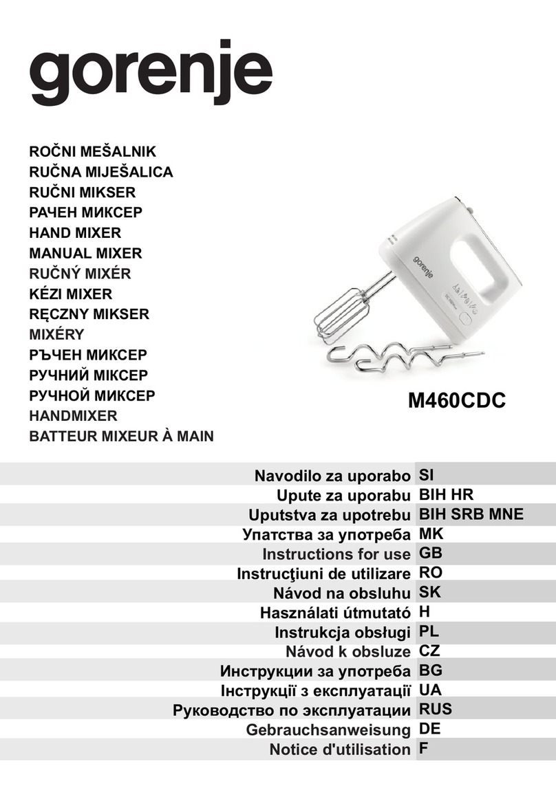 Gorenje M460CDC User manual