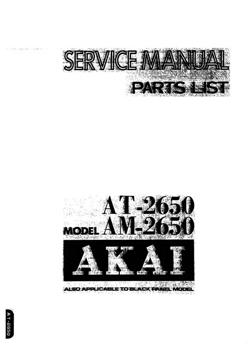 Akai AT-2650 User manual