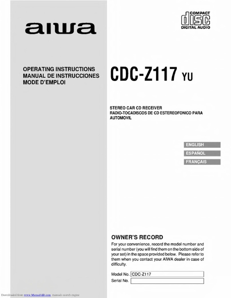 Aiwa CDC-Z117 User manual