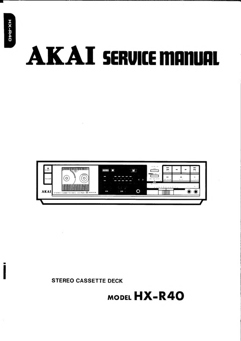 Akai HX-R40 User manual