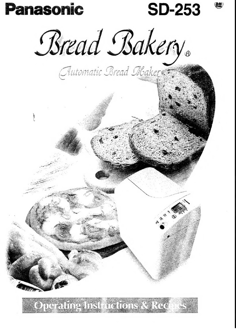 Panasonic Bread Bakery SD-253 Quick guide Panasonic Bread Bakery SD-253 Quick guide