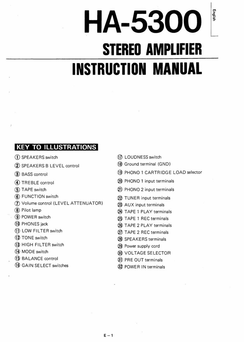 Hitachi HA-5300 instruction manual