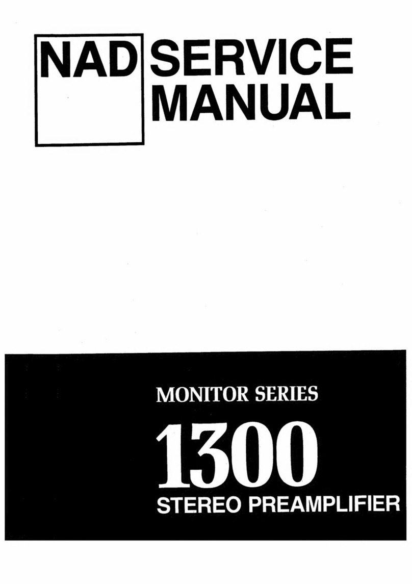 NAD MONITOR Series User manual