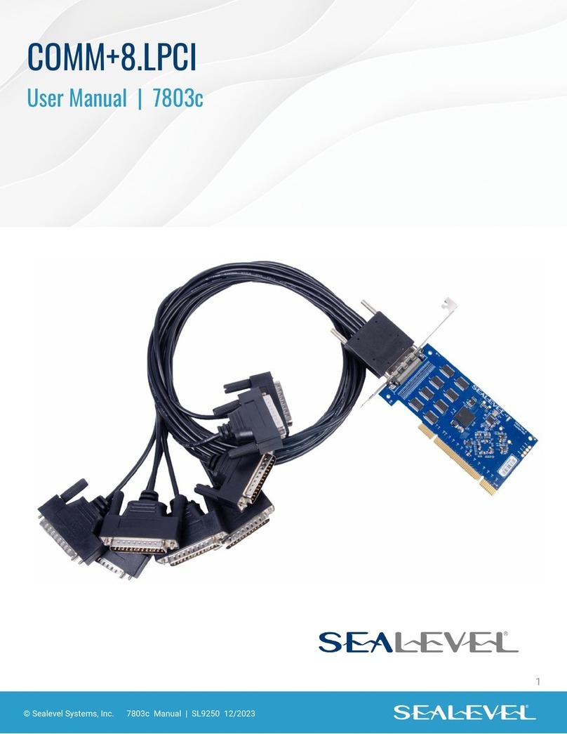 SeaLevel COMM+8.LPCI user manual