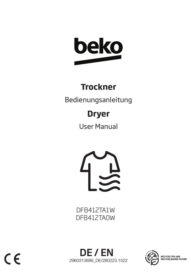 Beko DF8412TA1W user manual
