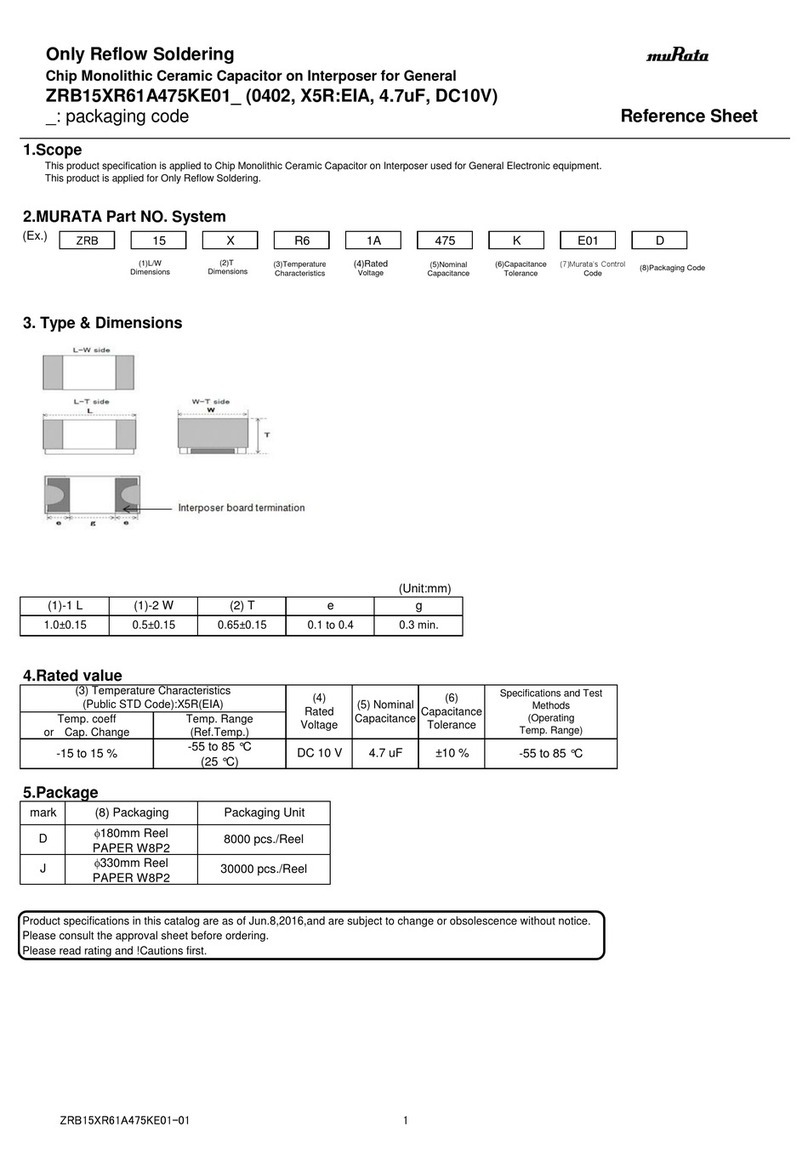 Murata ZRB15XR61A475KE01 Series User manual