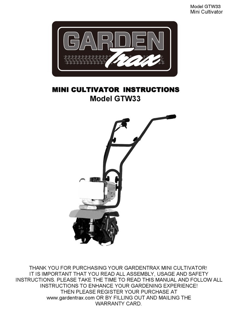 Garden Trax GTW33 User manual