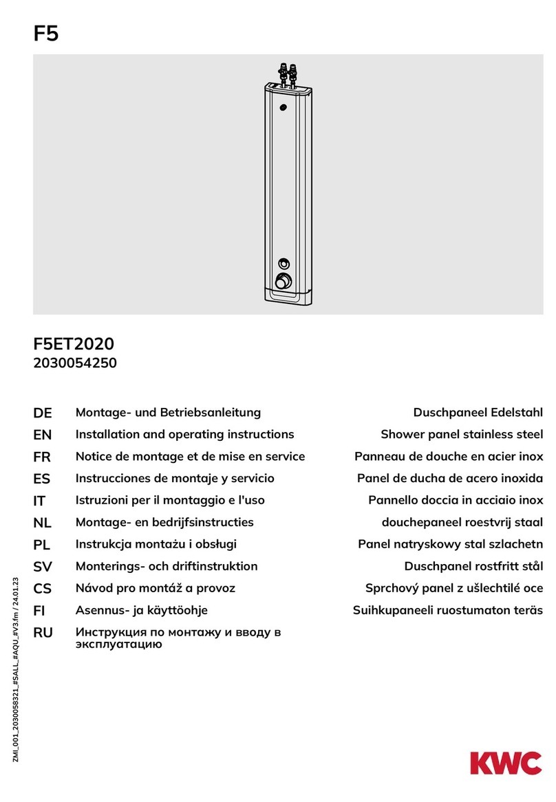 KWC F5ET2020 User manual KWC F5ET2020 User manual