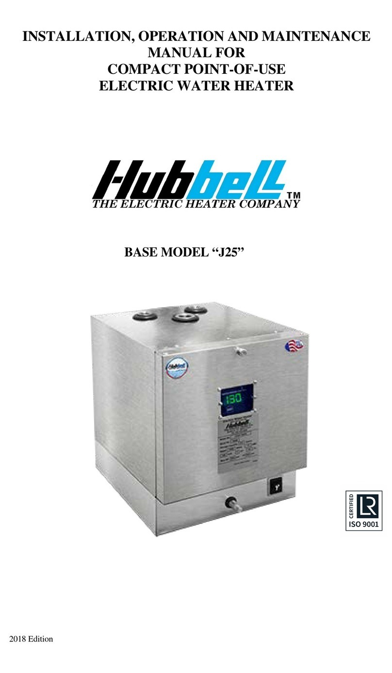 Hubbell Electric Heater Company J25 manual Hubbell Electric Heater Company J25 manual