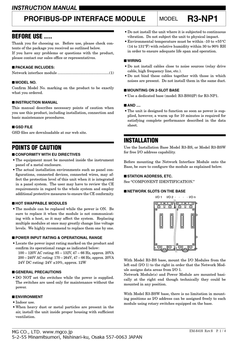 MG R3-NP1 User manual