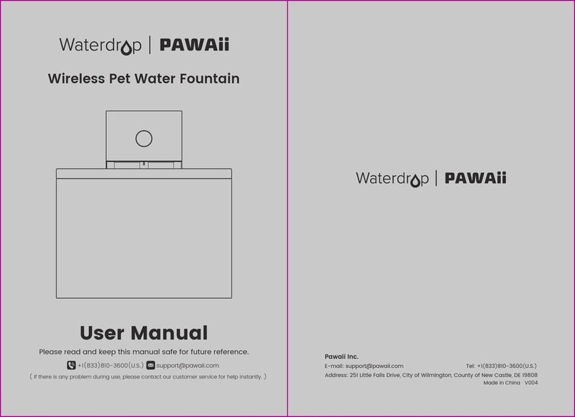 Waterdrop PAWAii PWF03K-R User manual